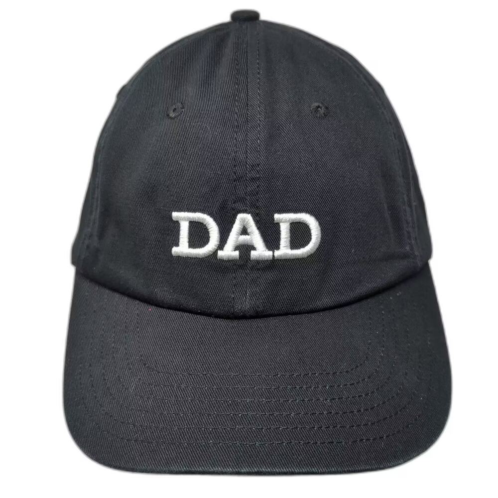 Open Road Baseball Cap Black White OS Embroidered DAD Hat Slideback Adjustable